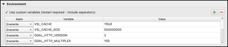 Setting QGIS environment vars