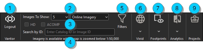 Vantor Toolbar