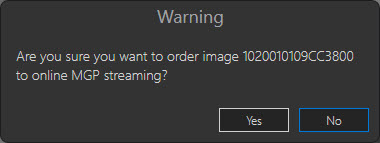 archive order confirmation
