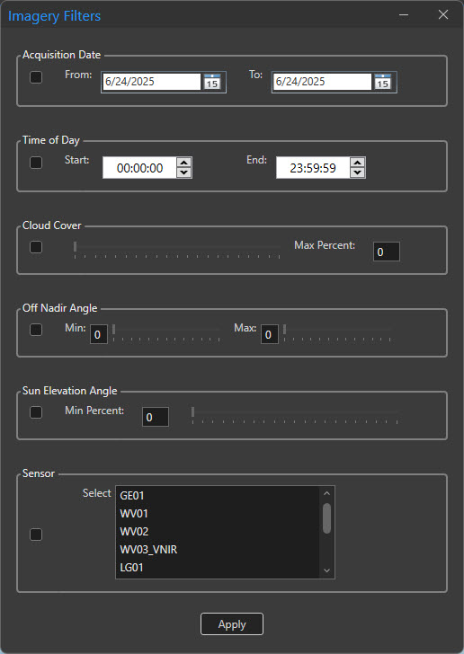 filters for image strips