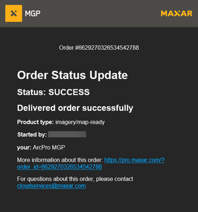 archive order success