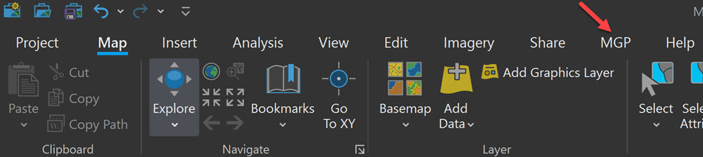 MGP tab in the top nav