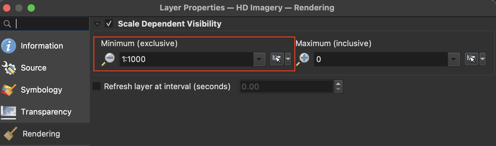 Using scale rules with HD images