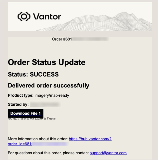 order success email notification