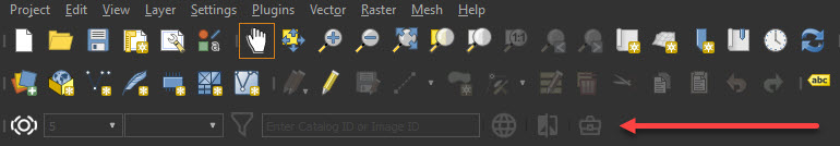 Hub toolbar