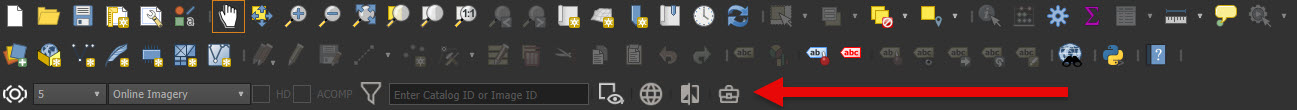 Vantor toolbar