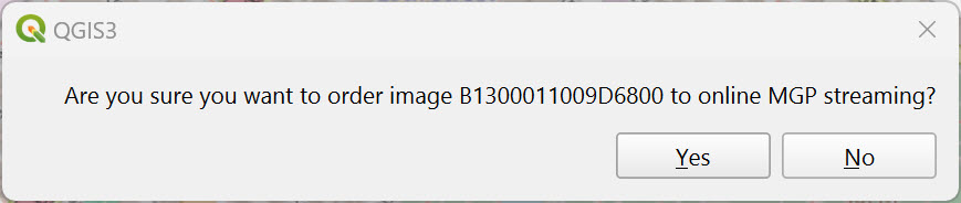 archive order confirmation