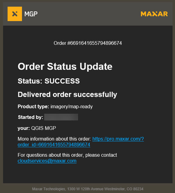 archive order success